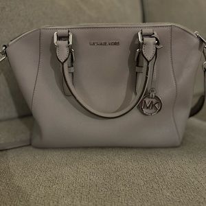 Gently Used: Michael Kors Grey Small Tote.